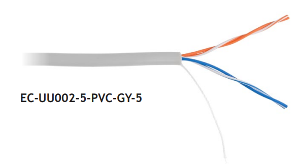 Кабель NETLAN внутренний  EC-UU002-5-PVC-GY-5 внутренний Кабель NETLAN внутренний  EC-UU002-5-PVC-GY-5 внутренний