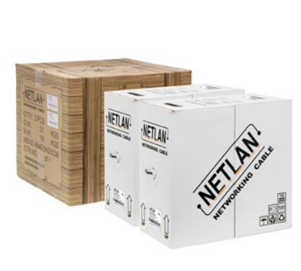 Кабель NETLAN EC-UF004-5E-PVC-GY внутренний Кабель NETLAN EC-UF004-5E-PVC-GY внутренний