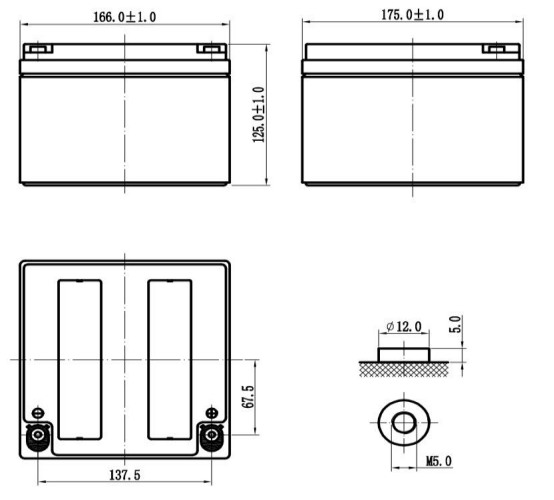 Аккумулятор DELTA DTM 1226