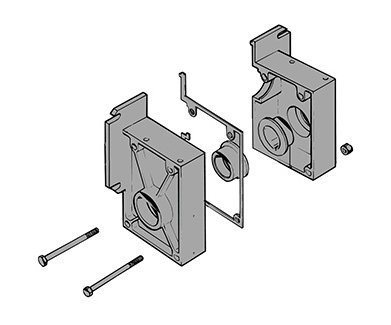 119RIC010, корпус редуктора CAT/C100