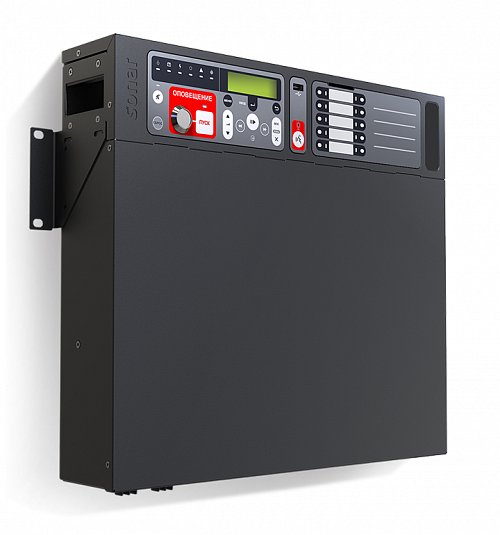 Sonar SPM-B10025-AW Прибор управления оповещением пожарный Sonar SPM-B10025-AW Прибор управления оповещением пожарный