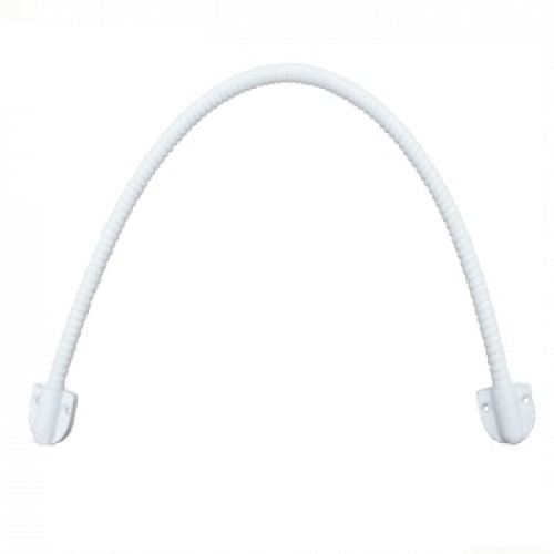 Гибкий переход в ПВХ белый (L=300 мм, D=6 мм)