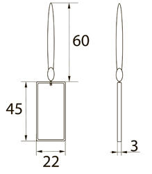 IL-074Е, брелок EM-Marine, ПВХ с эпоксидным слоем, резинка для крепления IL-074Е, брелок EM-Marine, ПВХ с эпоксидным слоем, резинка для крепления