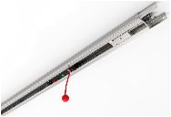 LGR-3600C, Рейка приводная цельная с цепью (высота ворот до 2,7 м)