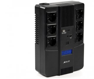 SKAT-UPS 800-AID-IN-1x9, источник питания 220В 480Вт дисплей 1АКБ 9Ач