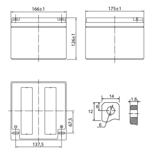 Аккумулятор SF 1226