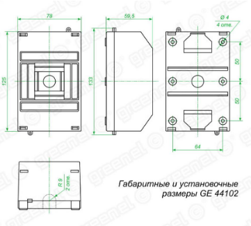 GE44102-01, щиток для автовыключателей