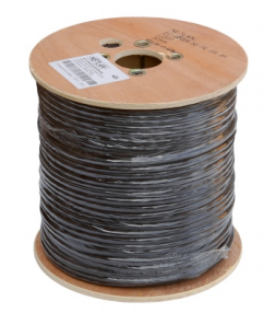 Кабель NETLAN EC-UF004-5E-PE-SW-BK внешний с тросом Кабель NETLAN EC-UF004-5E-PE-SW-BK внешний с тросом