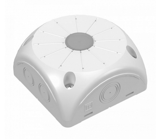 Коробка 100х100х50 распределительная 60-0500-9003 для видеокамер двухкомпонентная безгалогенная (HF) белая (20шт/кор) Промрукав