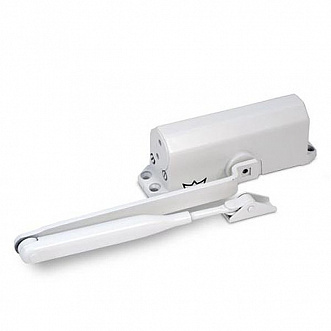 GF-604 Exit (11), доводчик до 130 кг, белый