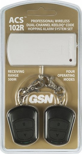 ACS-102R, тревожная радиокнопка 500м/2 канала