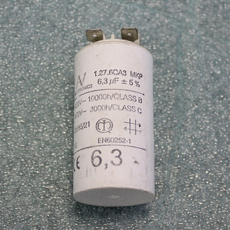 119RIR289, конденсатор 6,3 MF G2500