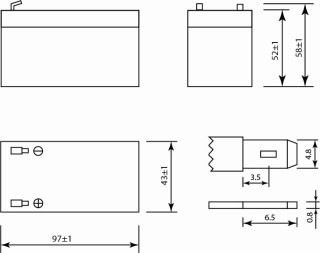 Аккумулятор SF 12012