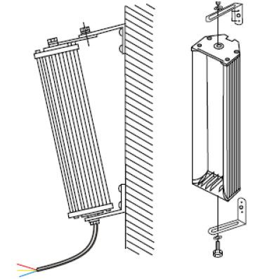 CS-820T, звуковая колонна 20 Вт настенная, IP-44, всепогодное исполнение