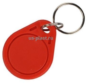 Брелок RFID серия Mifare, красный цвет   (U.S.Plast) Брелок RFID серия Mifare, красный цвет   (U.S.Plast)