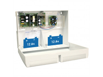 Скат-2412 (СКАТ ИБП-24/3(12/0,5)-2x12), ИБП, 24В/2,5А-12В/0,5А