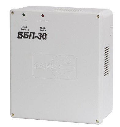 ББП-30, ИБП 12В/3A, пластик (Элис)