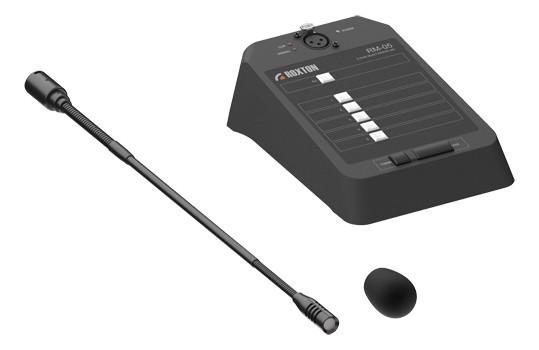 RM-05, микрофон настольный с селектором на 5 зон для AX/MX