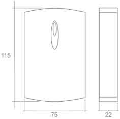 Matrix-III (мод. E S) (Matrix-III (мод. E +), считыватель E-Marin (темный)