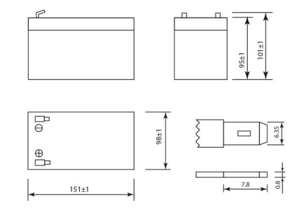 Аккумулятор SF 1212