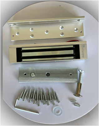 Замок TM-EML(F)-280 электромагнитный, монтажная планка и L-образное крепление в комплекте Замок TM-EML(F)-280 электромагнитный, монтажная планка и L-образное крепление в комплекте