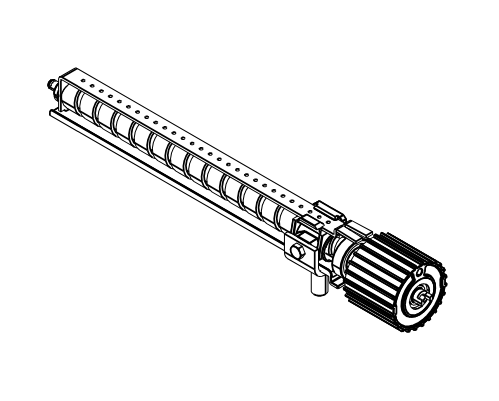 88001-0130, Ходовая часть ATI 5 в сборе - редуктор, винт, втулка с креплением, каретка и планка 