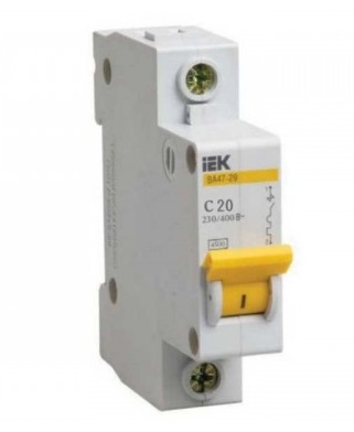 Авт. выкл. ВА47-29 1Р 25А 4,5кА х-ка С ИЭК Авт. выкл. ВА47-29 1Р 25А 4,5кА х-ка С ИЭК