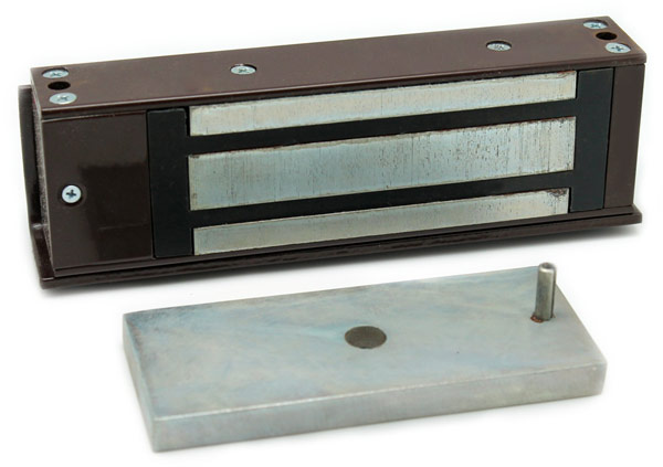 Замок М2-300 электромагнитный коричневый с отсеком Замок М2-300 электромагнитный коричневый с отсеком