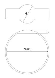 IL-10D74EB, браслет EM Marine, 74 мм, синий IL-10D74EB, браслет EM Marine, 74 мм, синий