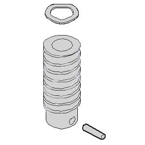 119RID230, червяк двигателя F7000 в сборе
