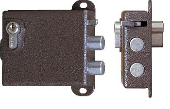 Замок Полис 12Б  электромеханический с блокировкой