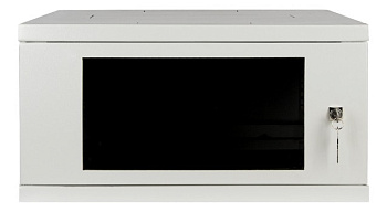 R-066WW, 19” шкаф для оборудования, 6U х 800 мм, с настенным креплением (без ножек/роликов)