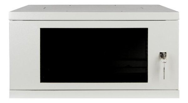R-066WW, 19” шкаф для оборудования, 6U х 800 мм, с настенным креплением (без ножек/роликов)