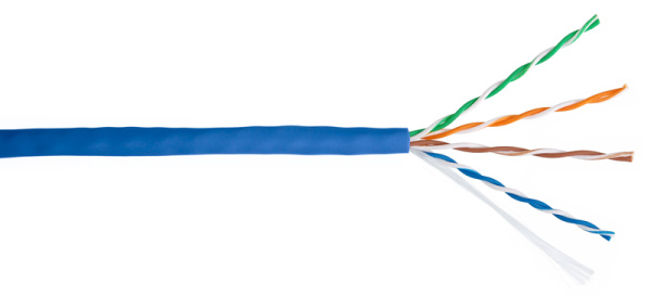 Кабель NETLAN EC-UU004-5E-PVC-BL внутренний Кабель NETLAN EC-UU004-5E-PVC-BL внутренний