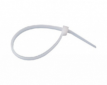 Стяжка-хомут 4.7х150 мм (100 шт) с металлическим замком (черные)