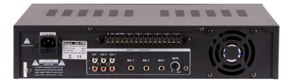 AZ-120, усилитель 120 Вт, 3 микр./2 лин. входа, 6 зон ( ROXTON)