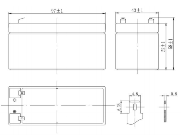 Аккумулятор DELTA DTM 12012