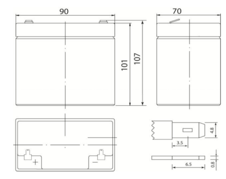 Аккумулятор DELTA DT 12045