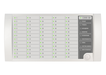 С2000-БИ 2хRS485, блок индикаторов