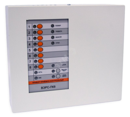ВЭРС-ПК8М версия 3.2, прибор приемно-контрольный ВЭРС-ПК8М версия 3.2, прибор приемно-контрольный