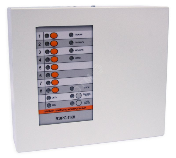 ВЭРС-ПК8М версия 3.2, прибор приемно-контрольный
