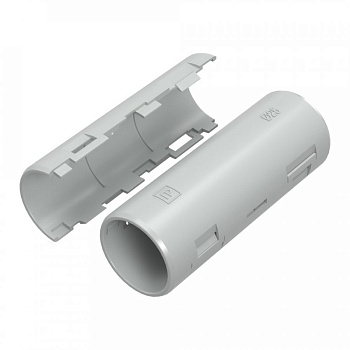 Муфта разборная d25 мм атмосферостойкая серая (5шт/300шт уп/кор) Промрукав, PR13.0431