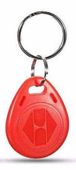 Брелок RFID серия E-Marin, красный цвет   (U.S.Plast) Брелок RFID серия E-Marin, красный цвет   (U.S.Plast)