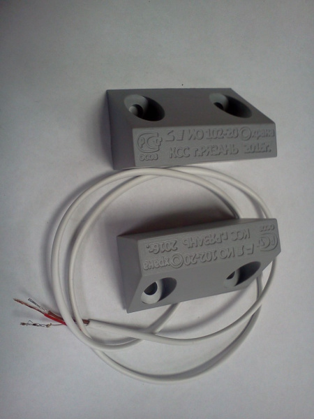 ИО 102-20Б3П(1), извещатель магнитоконтактный, пластик, выводы без защитного рукава