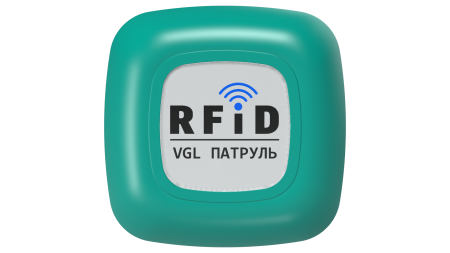 VGL Патруль 4 Беспроводная автономная контрольная RFID метка MIFARE Plus (бирюзовая)