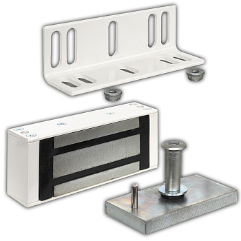 Замок М2-400 электромагнитный белый с отсеком