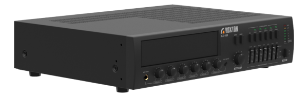 AX-480, усилитель 480 Вт, 3 микр.+ 3 унив. входа, 5 зон, работа с RM-05