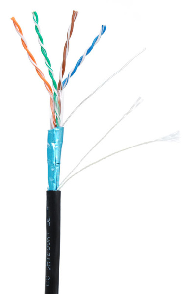 Кабель NETLAN EC-UF004-5E-PE-BK внешний Кабель NETLAN EC-UF004-5E-PE-BK внешний