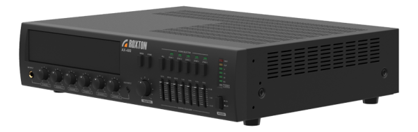 AX-480, усилитель 480 Вт, 3 микр.+ 3 унив. входа, 5 зон, работа с RM-05