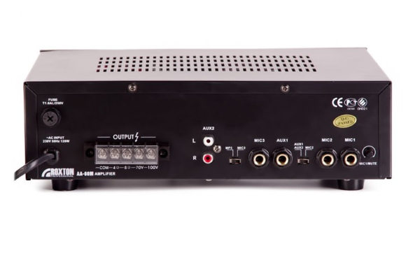 AA-60M, USB-проигрыватель-усилитель 60 Вт, 3 микр./2 лин. входа ( ROXTON)